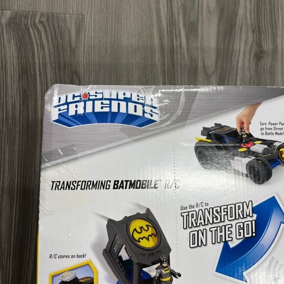 Imaginext Batman DC Super Friends Transforms Batmobile Car Toy NEW - Picture 11 of 13
